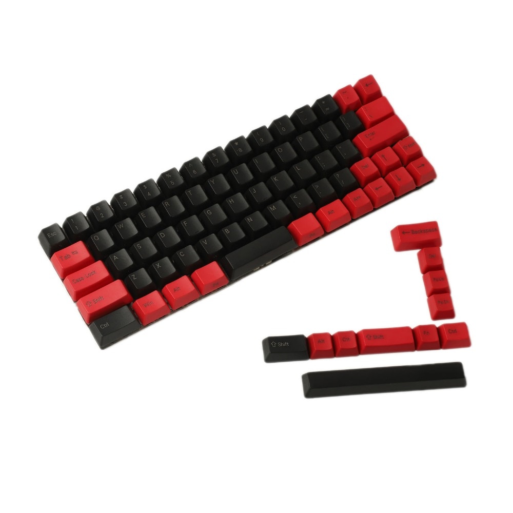 YMDK Carbon 64 68 Minila Keyset Thick PBT OEM Profile Keycaps For Filco Minila YD60M XD64 GK64 Tada68