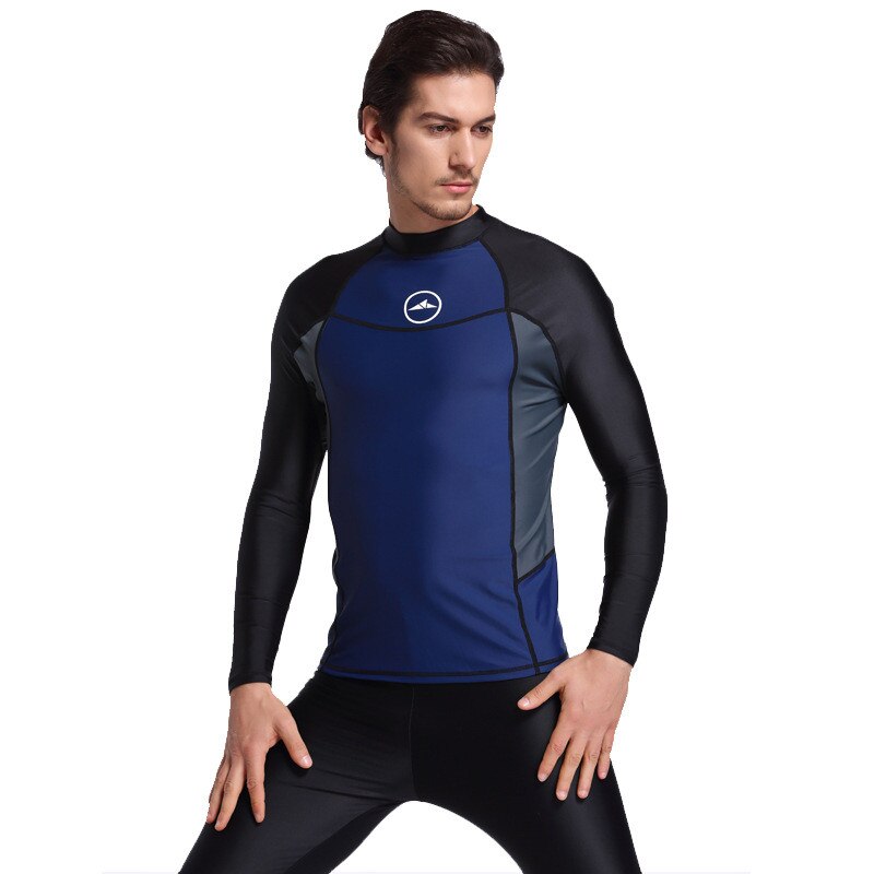 Sbart Mannen Lange Mouwen Uv Mannelijke Rashguard Surfen Duiken Swimshirt Snorkelen Tops Kwallen Zwemmen Kleding Bathing Beach Shirts