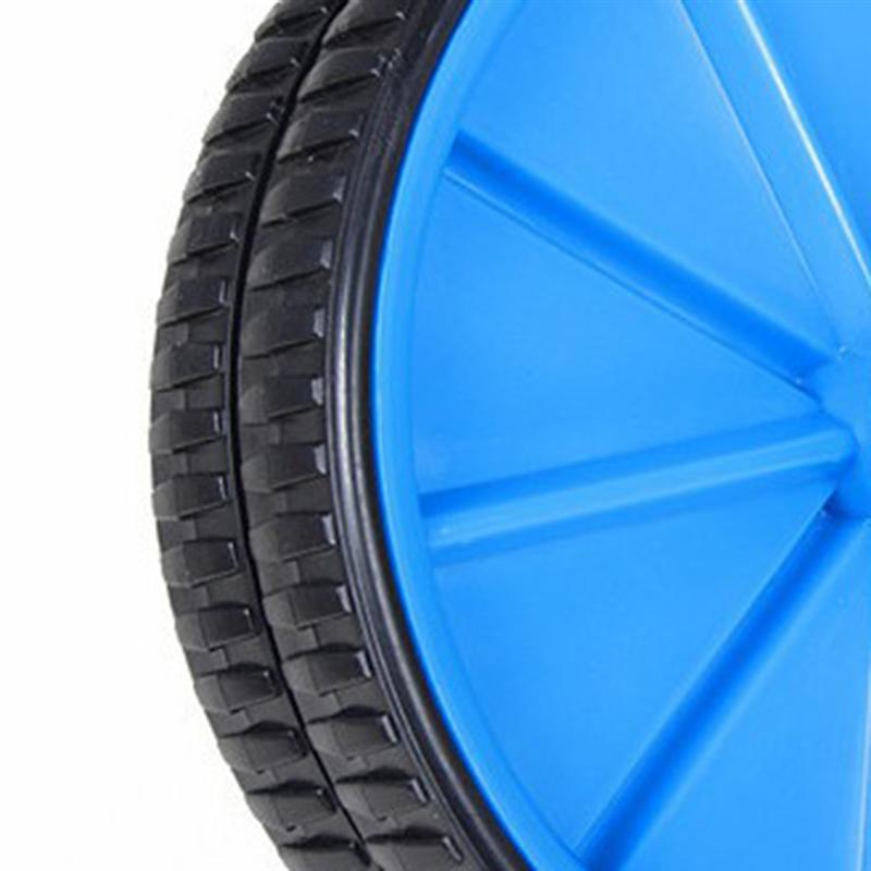 Abdominal Exercise Roller Double Wheel Abdomen Training Roller Mute Abdominal Wheel Blue