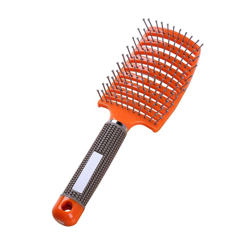 Hiusten päänahan hierontakampa hiusharja naisille märkä kihara selvittävä hiusharja salonkikampauksen muotoilutyökalu haarkam peigne: 4 no hiukset