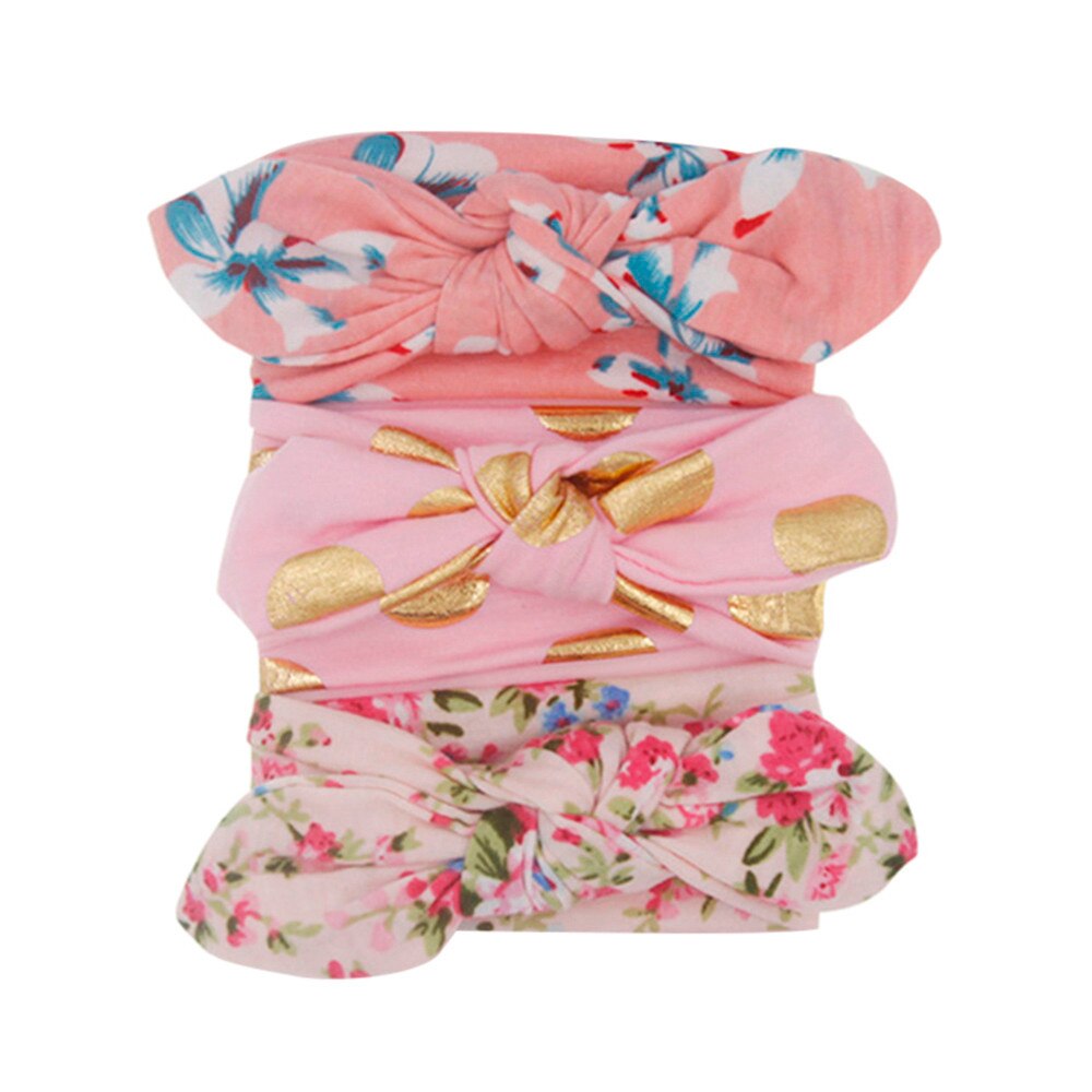 3 Stuks Kids Bloemen Hoofdband Haar Meisjes Kindje Strik Accessoires Haarband Setfashionable Baby Mooie Headress Voor Fotoshoots: A