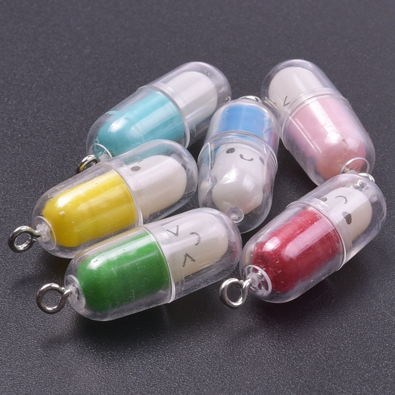 10/30/50/100 pçs resina bonito rosto sorridente cápsula encantos pingente para fazer jóias novo diy brincos chaveiro acessórios artesanais