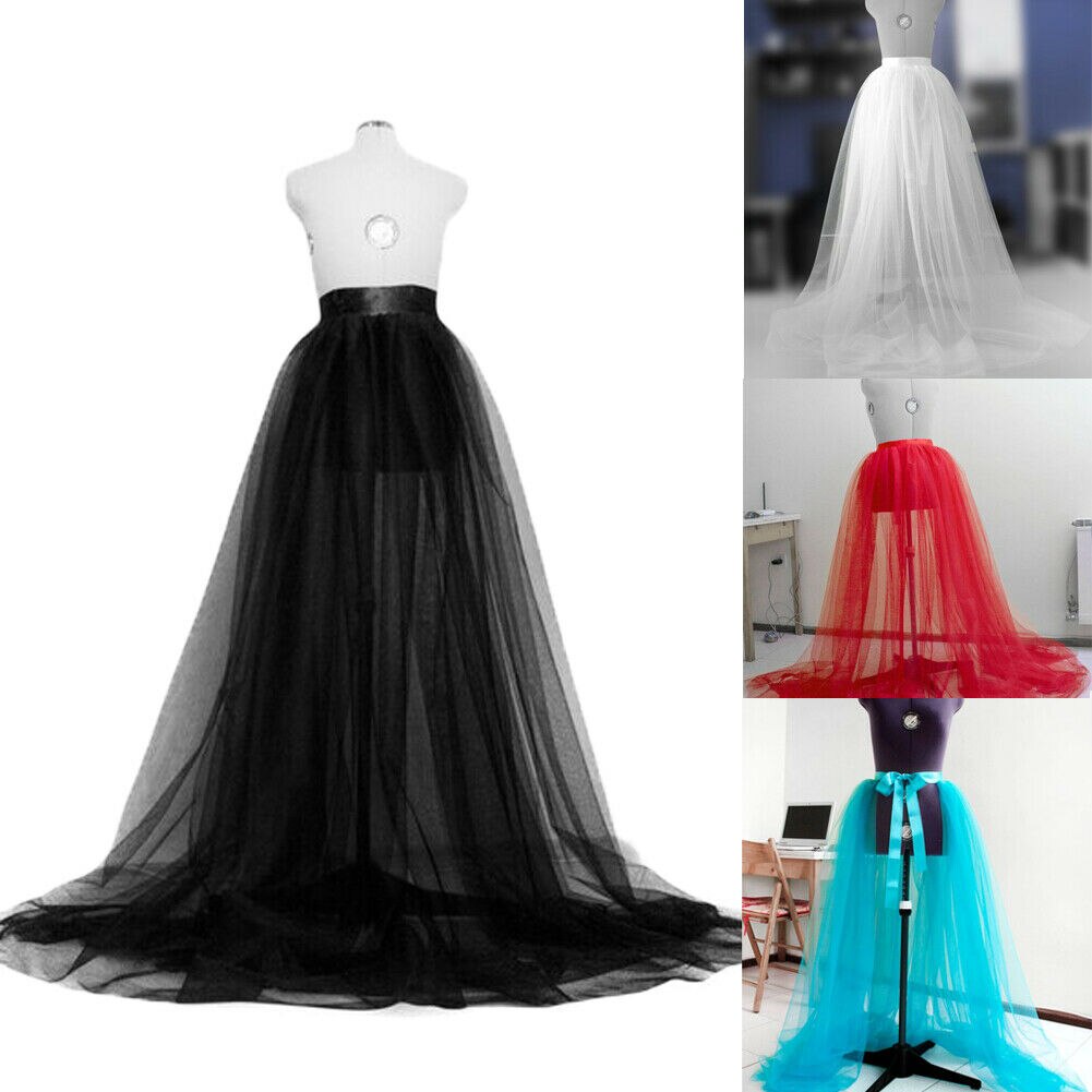 Vestido largo bohemio de gasa para mujer, faldas largas de tul con cordones, de cintura alta, para , boda y graduación
