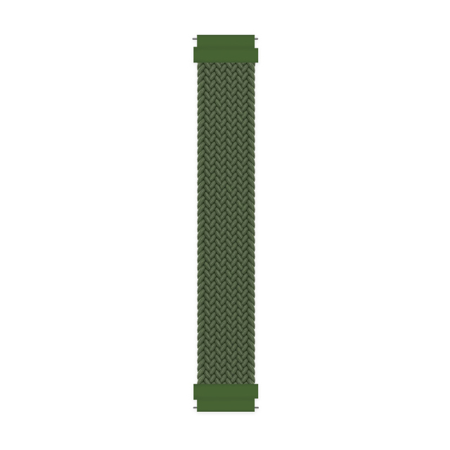 Correa de nailon para Honor Watch GS Pro, Correa trenzada de un Solo bucle para Huawei Honor Watch GS Pro, Correa de repuesto: S / Inverness Green