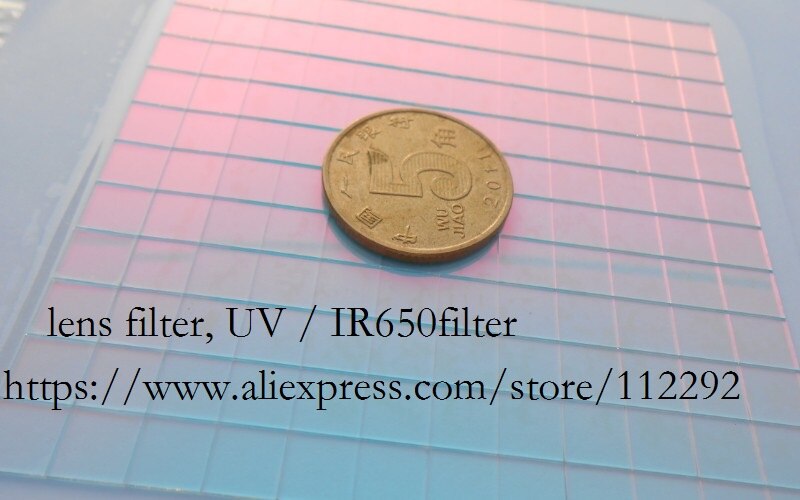 Ens Filter UV / ir650nm Filter farbe Bildgebung, sichtbares licht durch sterben infrarot cutoff Filter Platz: 6,0/10,0/14,0mm