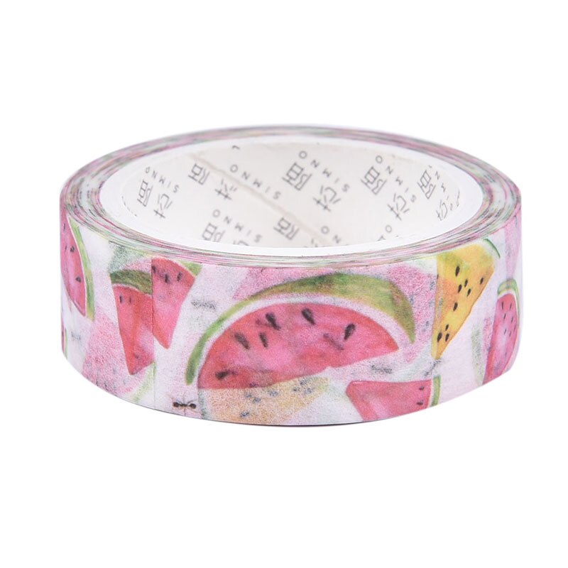 1Pcs 1.5cm * 7m Cute Fruit Masking Tape DIY Decorative Tape Deco Maskingpaper Tapes: A