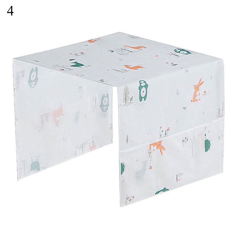 Waterproof Washing Machine Coat Dustproof Refrigerator Cover Animal Fruit Pattern Sun Dust Protection Case Household Accessories: Auburn