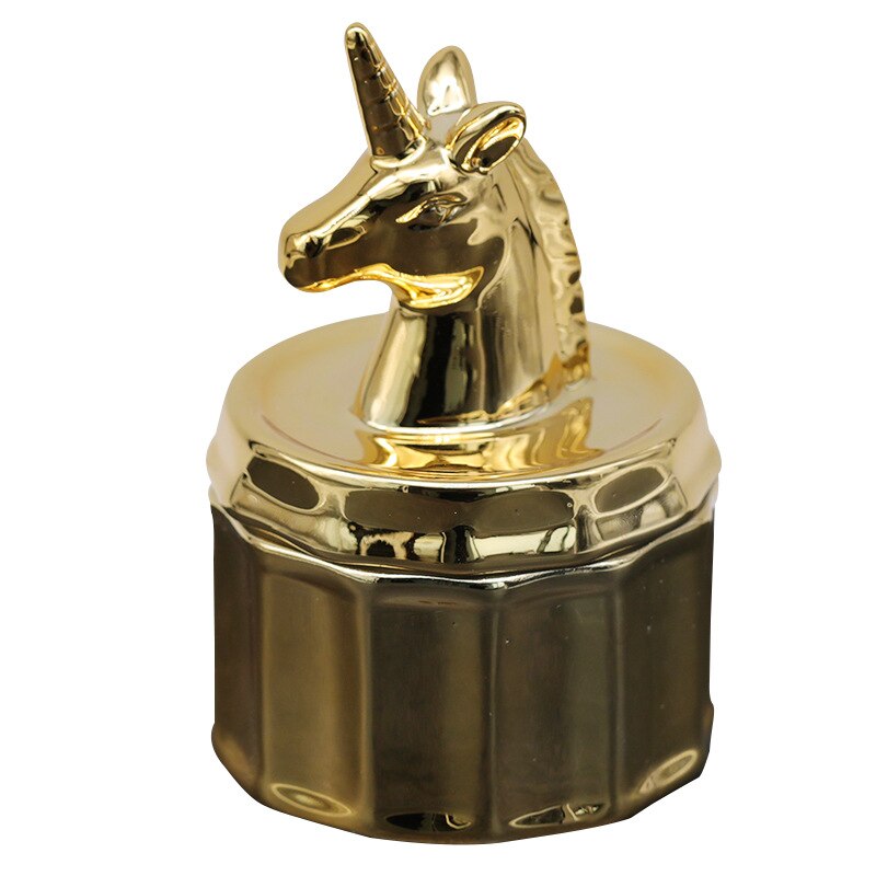 Candle cup gold-plated scented candle ceramic cup handmade candle DIY material container empty