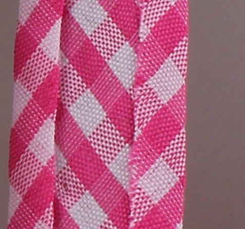 -TC scotch biais Tape, grootte: 20mm, rooster snijden stof vouw biaisband voor Kledingstuk Textiel: rose