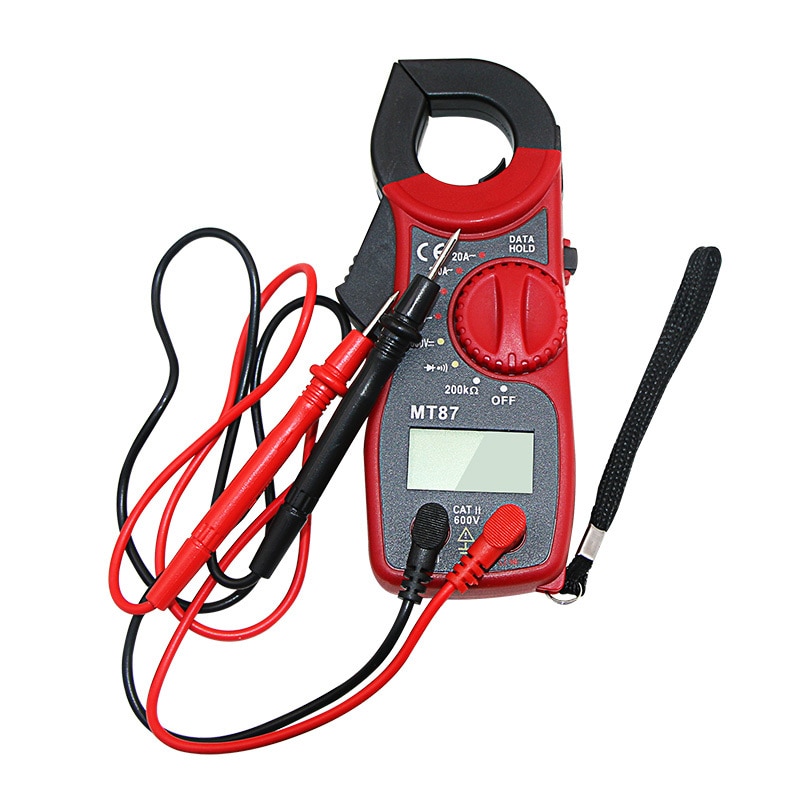 Digitale Klem Meter Handheld Multimeter Meting Ac/Dc Spanning Tester Stroom Weerstand Hoge Precisie Klem Meter MT87