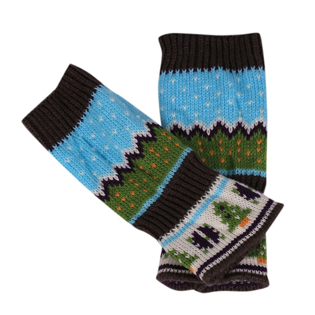 Halloweenowe rękawiczki damskie damskie paski kreskówkowe rękawiczki cieplejsze dzianiny długie rękawiczki bez palców rękawiczki akcesoria robić Halloween prezent: Ciemny szary