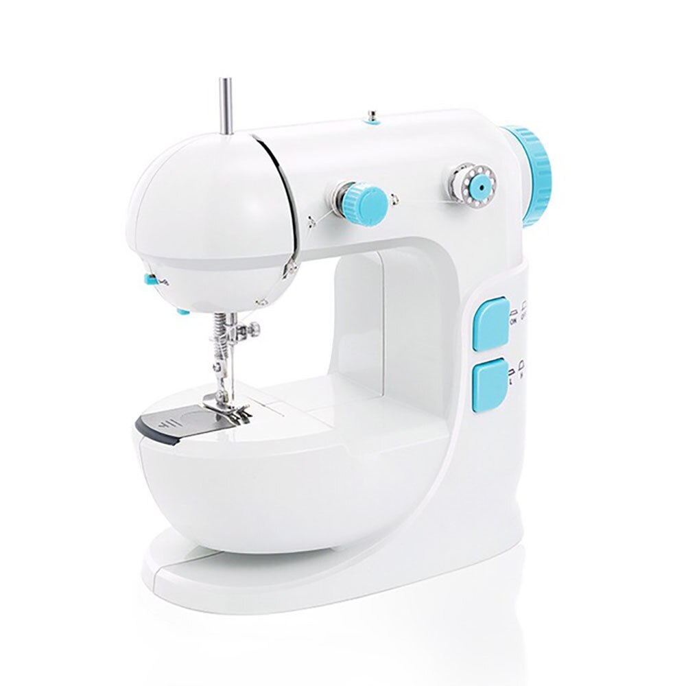 Mini Portable Handheld Sewing Machine Stitch Sew Needlework Cordless Clothes Fabrics Electrec DIY Manual Pedal