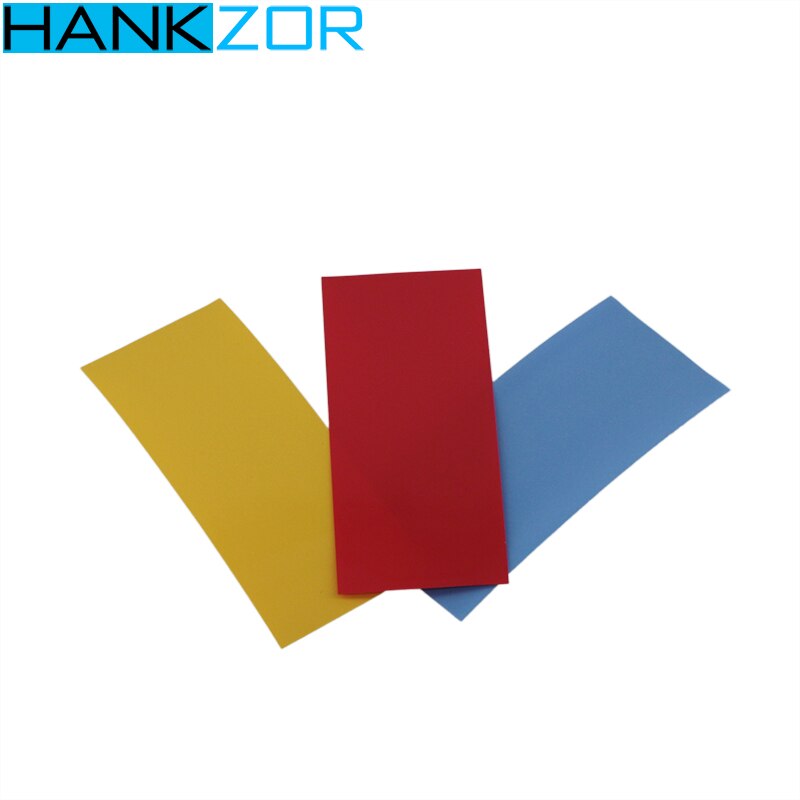 100Pcs 18650 Lithium Battery Heat Shrinkable Sleeve Battery Cover Skin Pvc Heat Shrinkable Film Shrink Tube