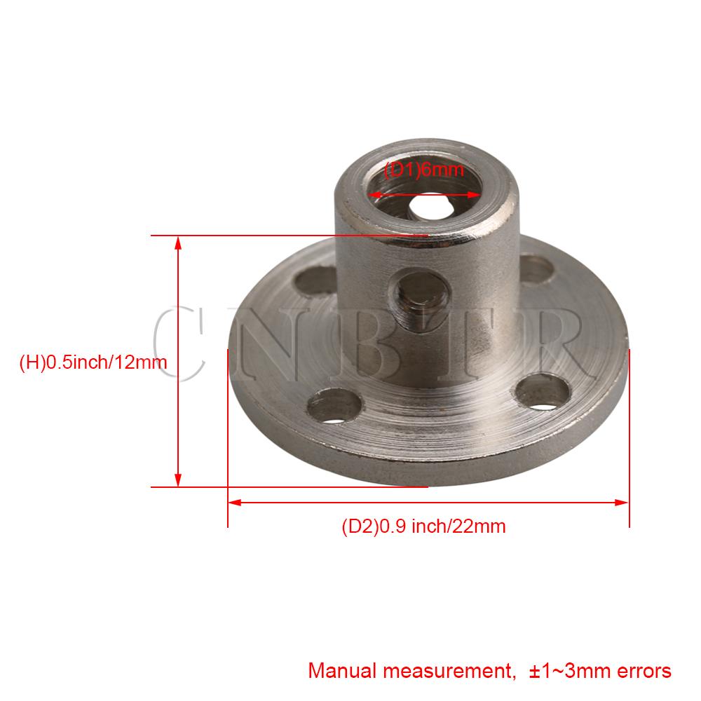 Edelstahl Galvanisieren Flansch Achse Kupplung 5mm bis 8mm Starre Flansch Koppler 3-14mm Motor Guide welle Lager 3D Drucken CNC
