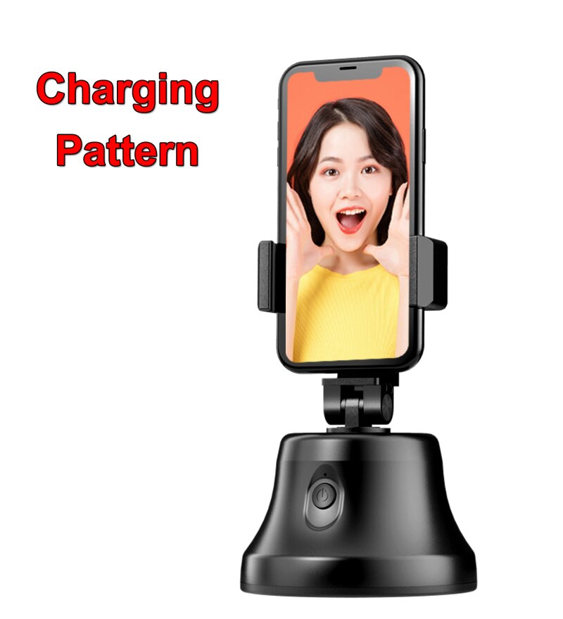 360 rotação objeto de rastreamento titular rosto rastreamento selfie vara tripé câmera cardan para foto vlog gravação vídeo ao vivo: Charging Pattern