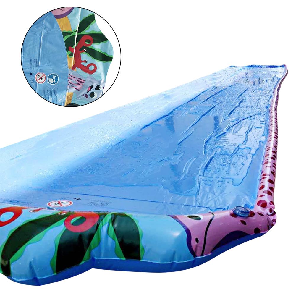 Summer Childrens Water Slide Summer Water Toy Single Waterslide Lawn Game Supplies For Parent-child Outdoor Activities