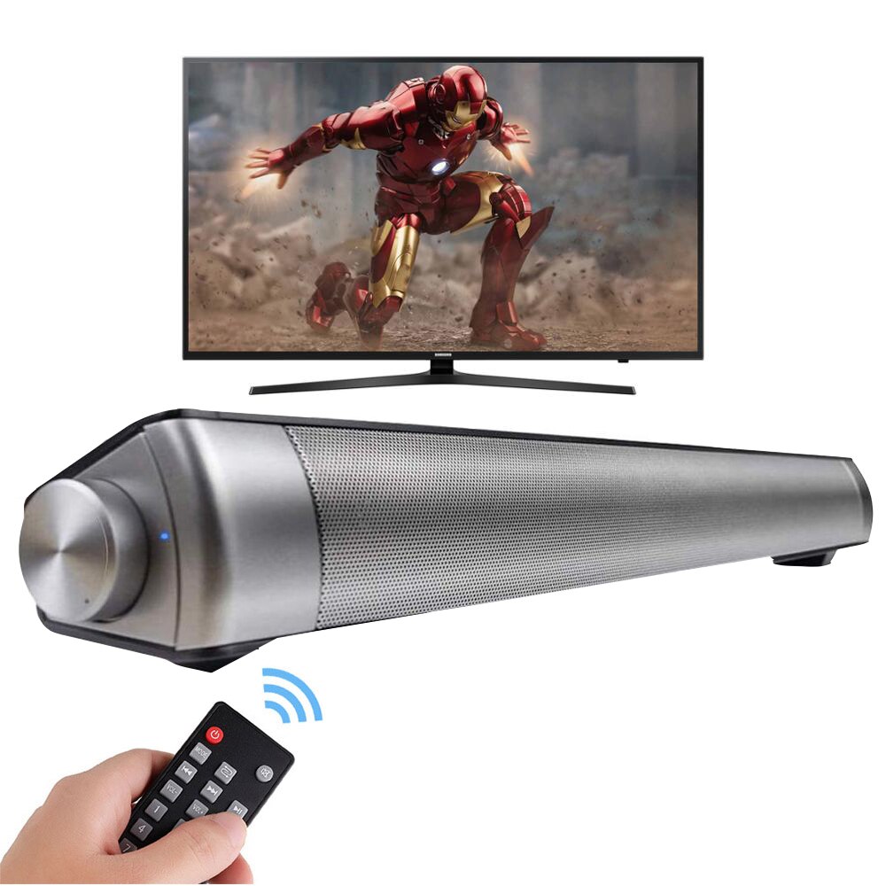 Rsionch głośnik komputerowy przenośny Soundbar z Bluetooth głośniki LP08 wsparcie MP3 karty TF wejście AUX ręcznie bezpłatnej rozmowy funkcja robić telewizora
