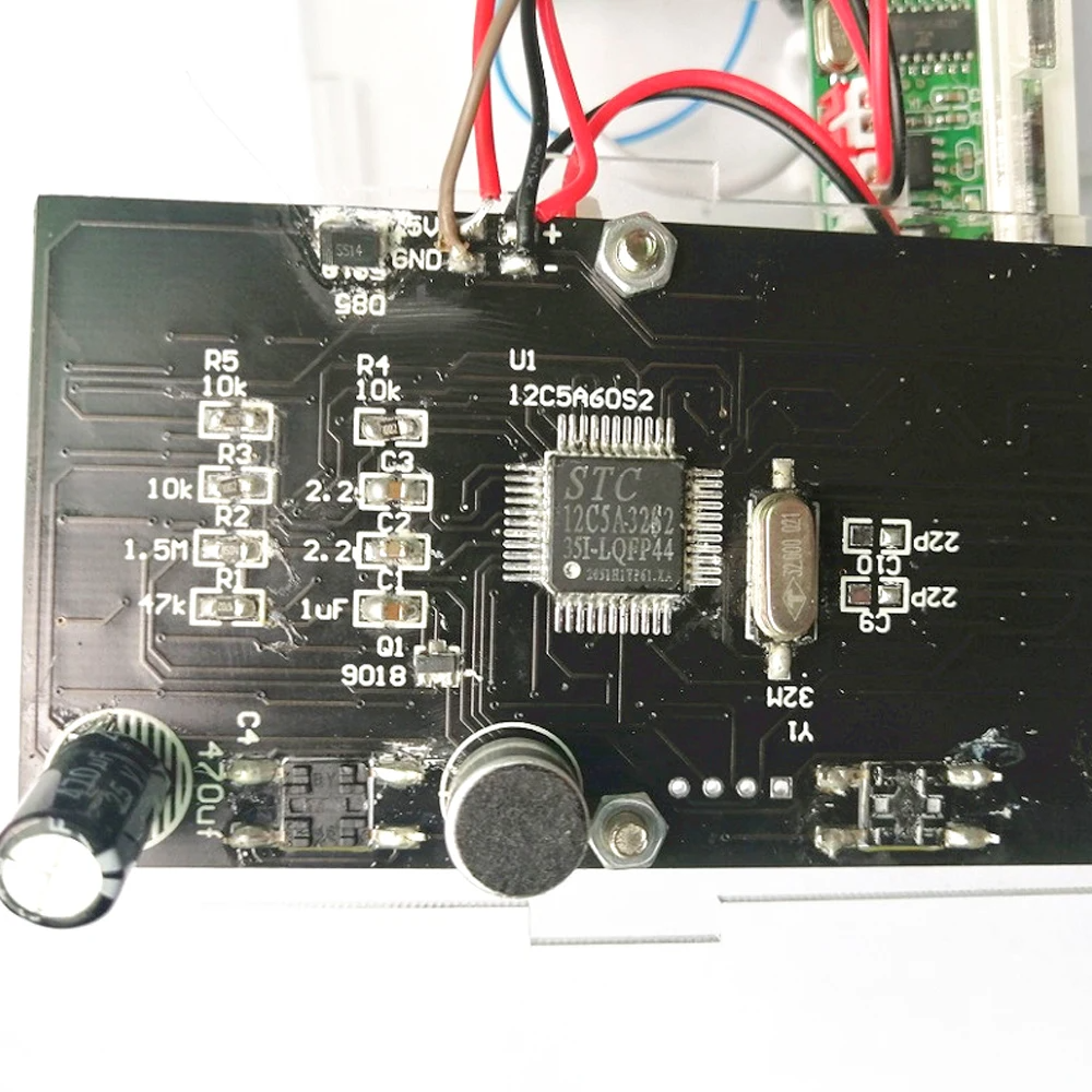 Kit electrónico de Altavoz Bluetooth DIY, Control por voz, proyecto de soldadura ajustable, memoria de apagado de doble canal, reproducción de disco U