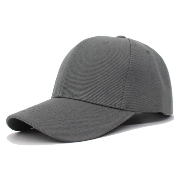 Youbome kvinner baseball caps merke herre snapback hatter caps for menn solid casquette ben hanne gorras fit trucker dad cap lue: Mørkegrå