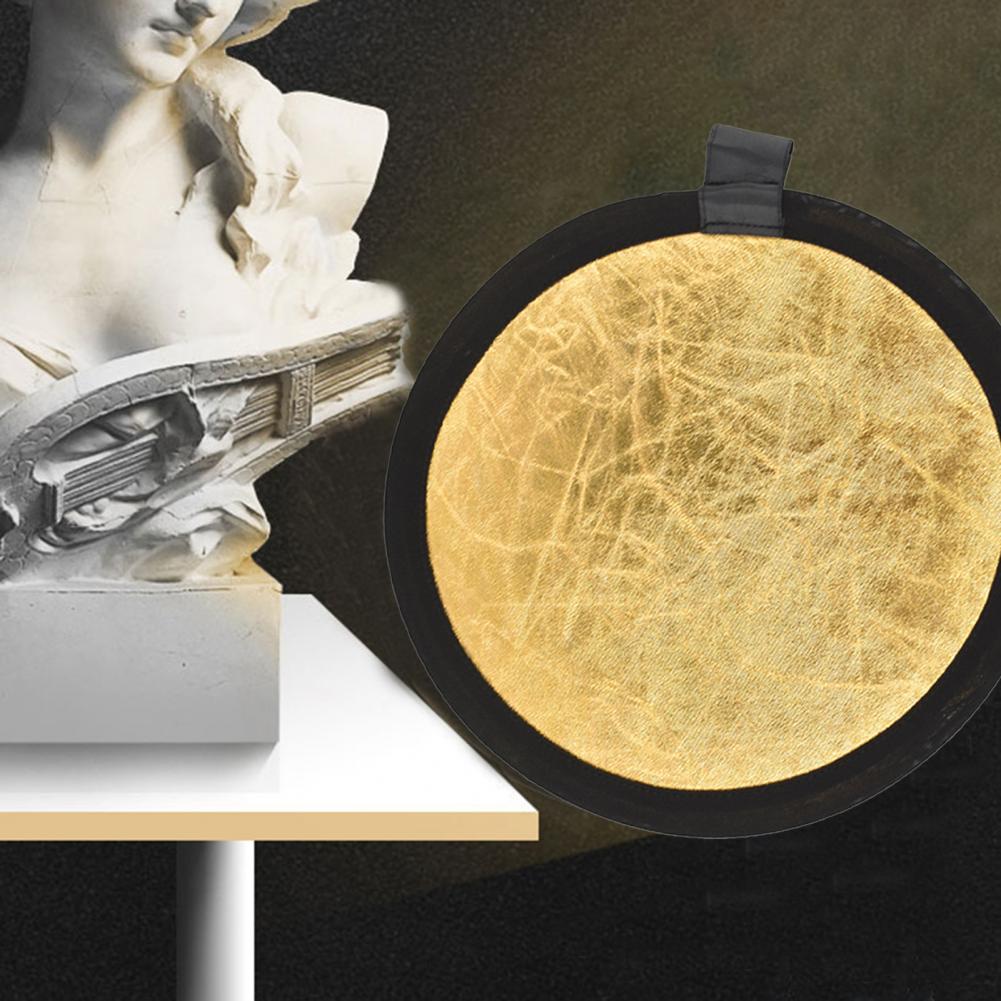 Reflector de antideforma versátil, con bolsa, 30cm, tablero reflectante para fotografía