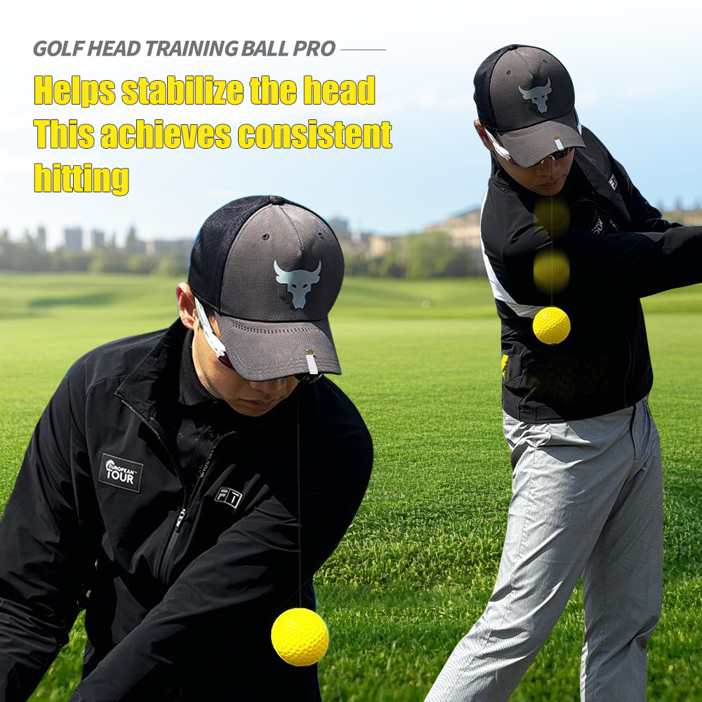 Golf Head Balance Rotation Training Golf Stable Head Training Aid Head Posture Correction Golf Training Accessories