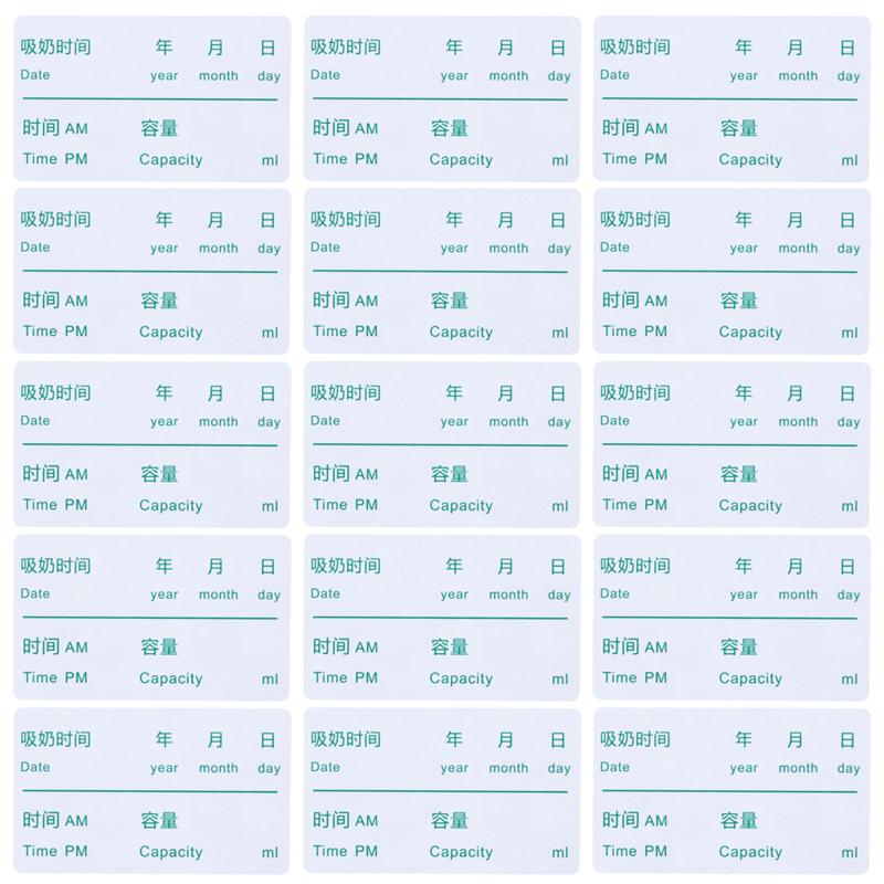 100pcs Practical Date Label Message Label Sticker Frozen Milk Labels Date Decal: Default Title