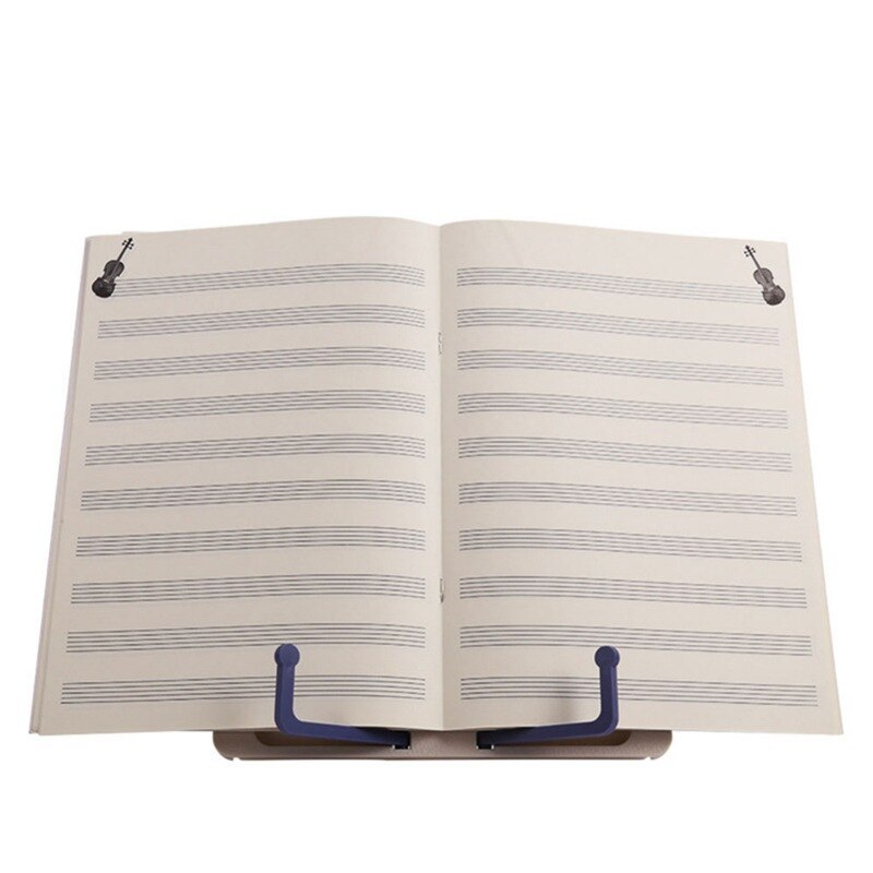 Folding Tabletop Music Stand ABS Sheet Music Holder Applicable for Guitar Piano Violin Universal Musical Instrument