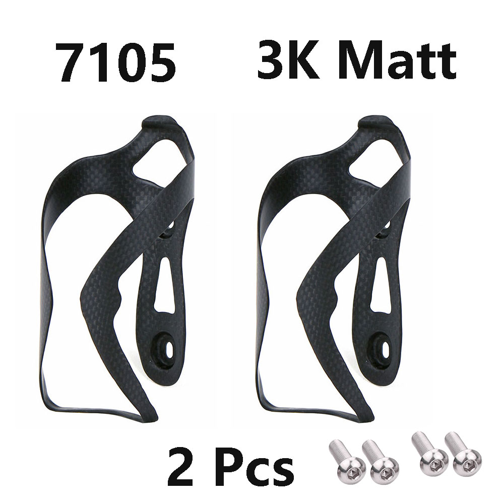 LITA ONE-portabotellas de fibra de carbono para bicicleta, soporte ligero para botella de agua de bicicleta de montaña y carretera, 19g, 74mm: 7105-2pcs