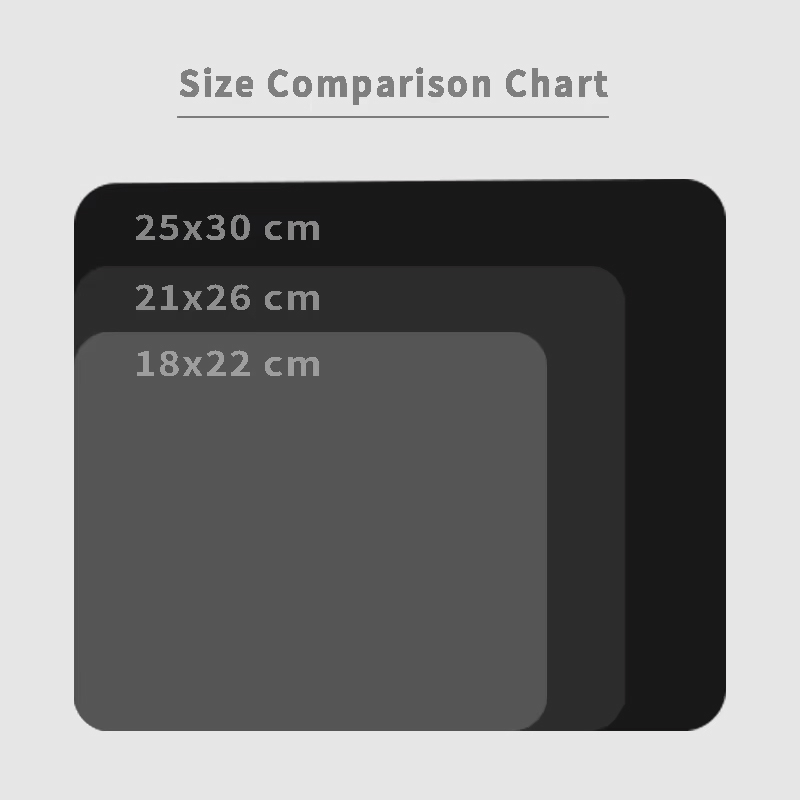 Mouse Pad Mousepads Anti slip Cartoon Gamer Black And White Gray Art Aesthetics Carpet Office Decoration Mouse Mat