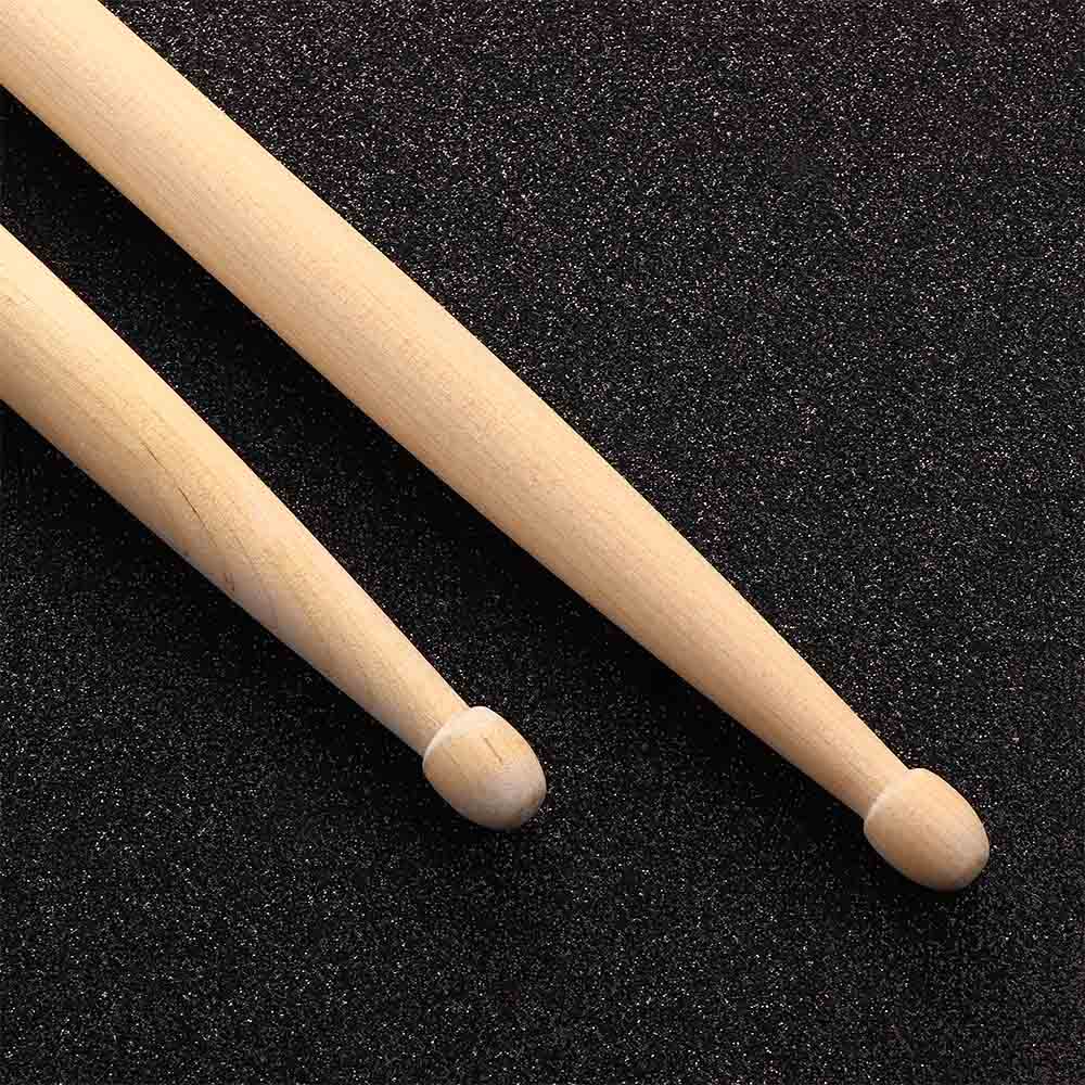 Baquetas de madera de arce 5A para tambor, juego de tambores, ligero, , instrumento Musical de , 1 par