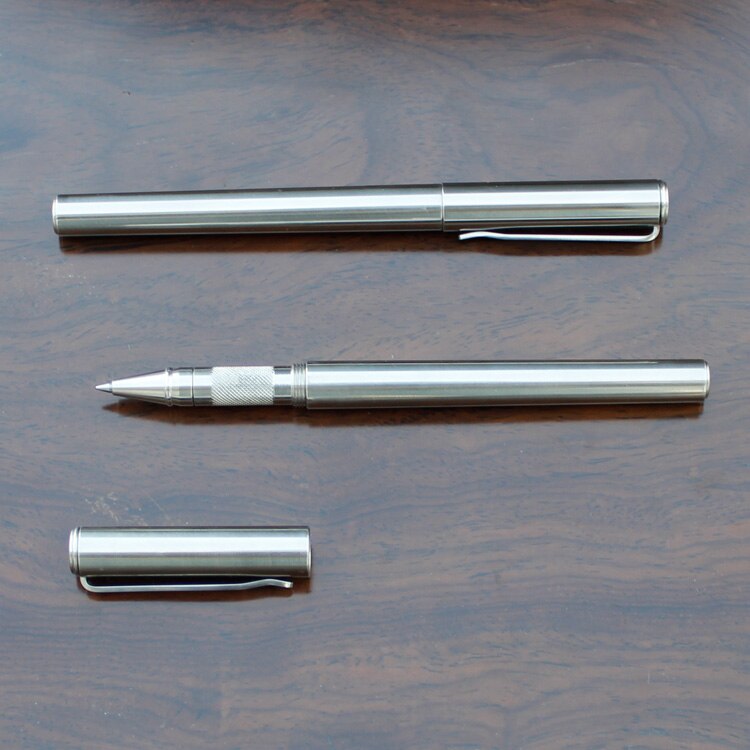 1 Piece Pure 304 Stainless Steel Writing Pen Business Office Signature Pen