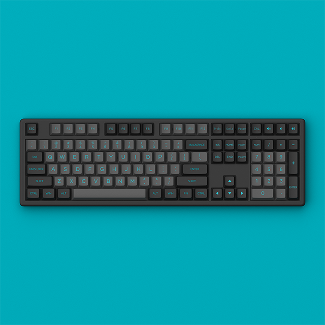 AKKO MX108 Schwarz Weiß BT 5.0 USB Wireless 2,4G PBT Tastenkappen Schere Tastatur und Maus Combo