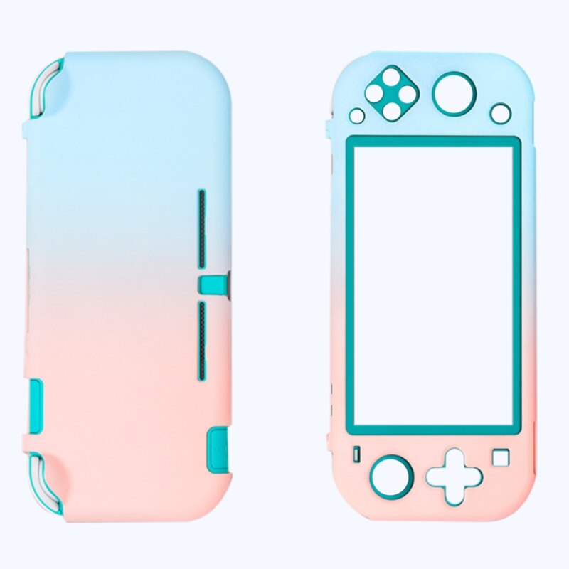 for Protective Case for Switch Lite Case Shell Switch Lite Cover Housing Case: Pink Blue