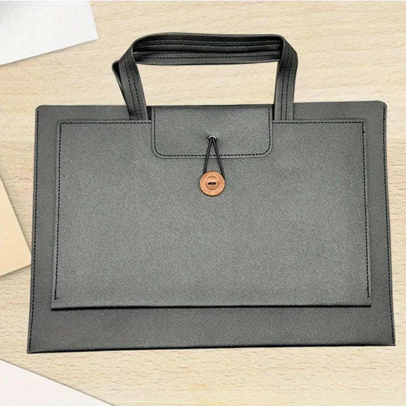 13.3/14 -tums laptopväska / affärsväska portfölj stor kapacitet förvaringsväskor tillämpliga macbook air laptopväskor messenger herr 핸드백: Grön