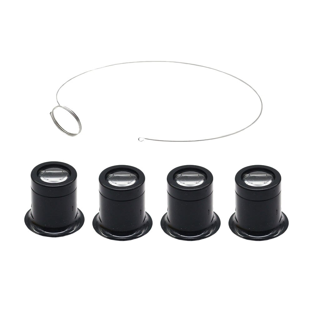 1 Set 10X Practical Repairing Magnifier Watchmaker’s Inspection Loupe Magnifier