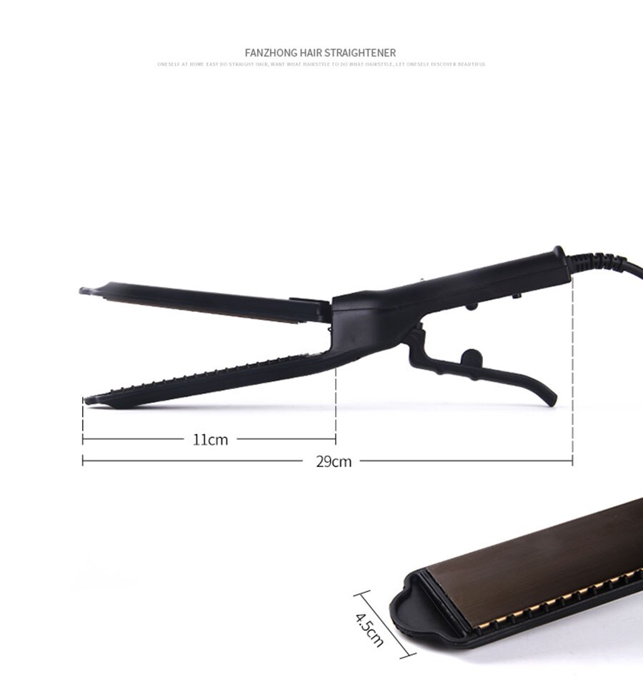 Electric Flush Water Ripple Does Not Hurt Mini Hair Grain Corn Stigma Fluffy Pad Root Corn Iron Straight Hair Splint D032