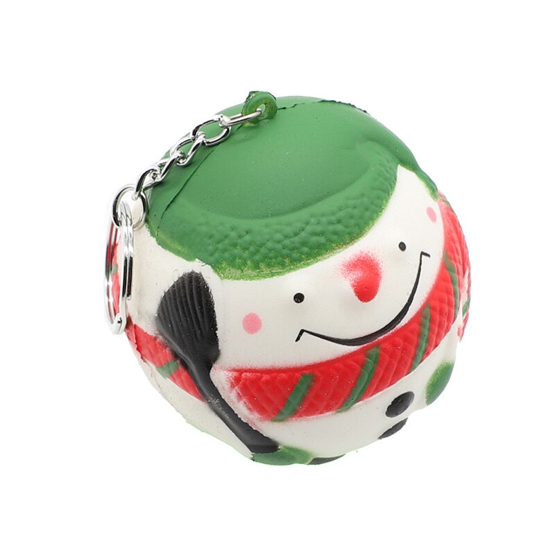 Kerst jumbo schattige squishy speelgoedset kerstman langzaam stijgende knijpspeelgoed sneeuwpop geurende antistress kinderspeelgoed