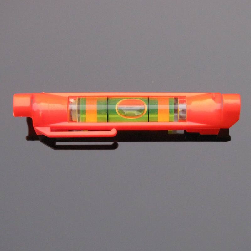 1 Piece Bubble Level with Plastic Shell Red Color level measurement instrument Moving on Line