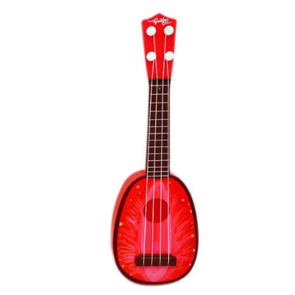 Mini Ukulele Kids Toy Simulation Guitar Musical Children Pretend Play Game Child Interest Training Musical Instrument: Blue