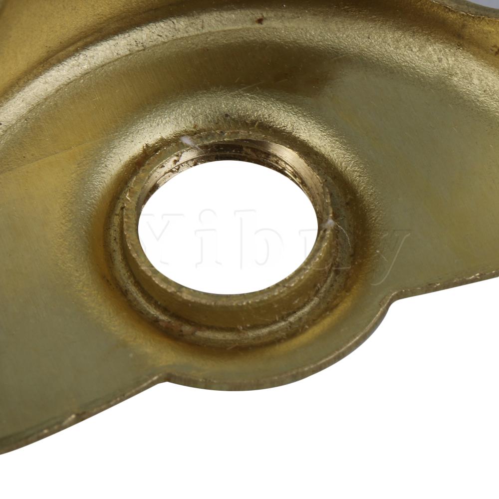 Yibuy 3 Pieces Gold Color Copper Tenor Saxophone Key Guard Keyguard Kit