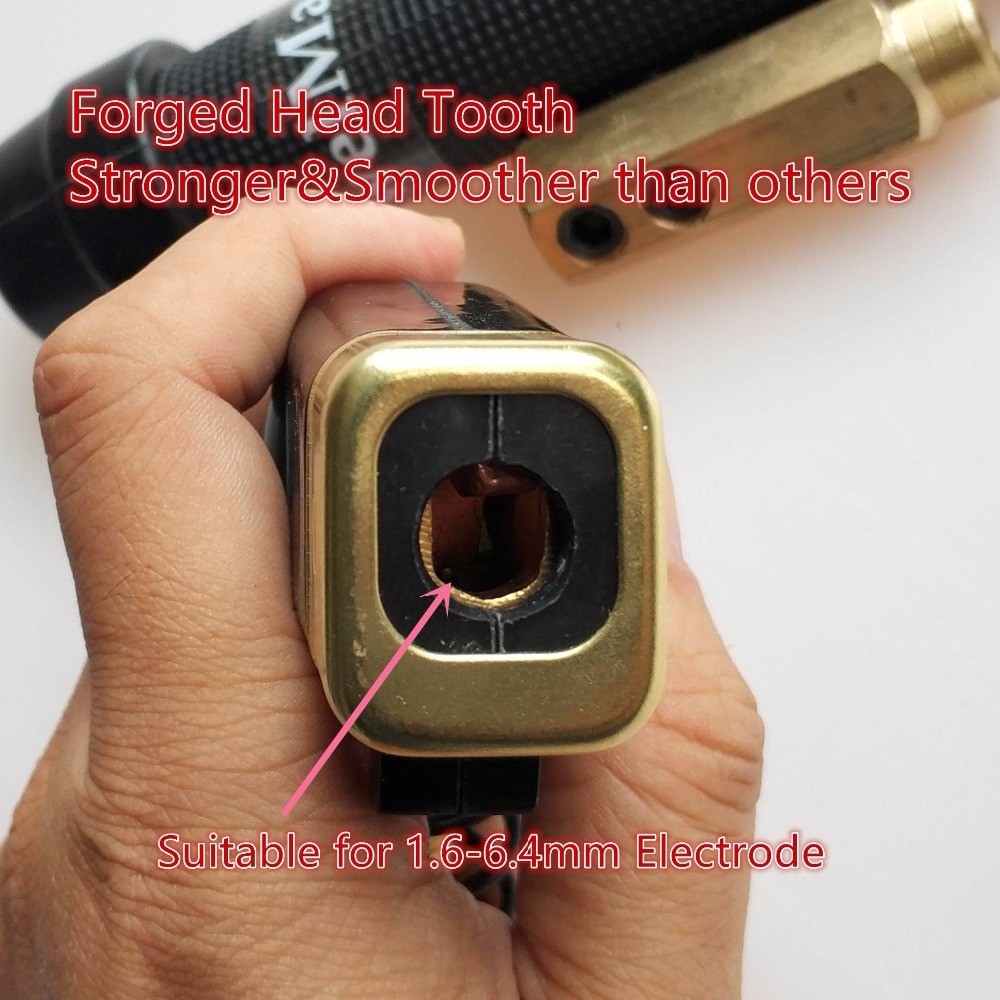 1PC 300Amps Welding Electrode Holder 3M Cable 16-25mm & 10-25mm Connector For ARC MMA Welder