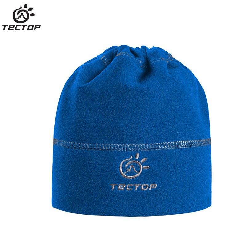 Tectop vinter udendørs vindtæt termisk vandring cap holder varm fleece hat