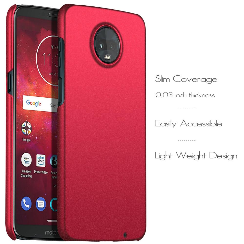 For Motorola Moto Z3 Play Case Luxury Hard PC Slim Coque Matte Skin Protective Back cover cases for Moto z3 play