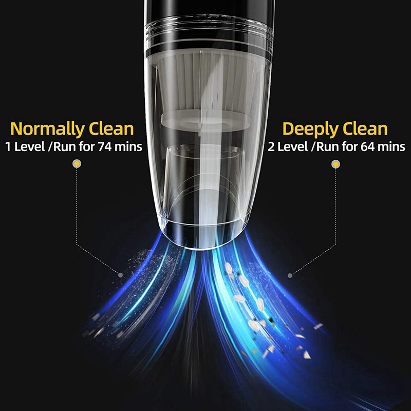 Cordless Car Vacuum Cleaner 6500Pa Rechargeable Portable Handheld Cordless Auto Vacuum Cleaner for Cars Home