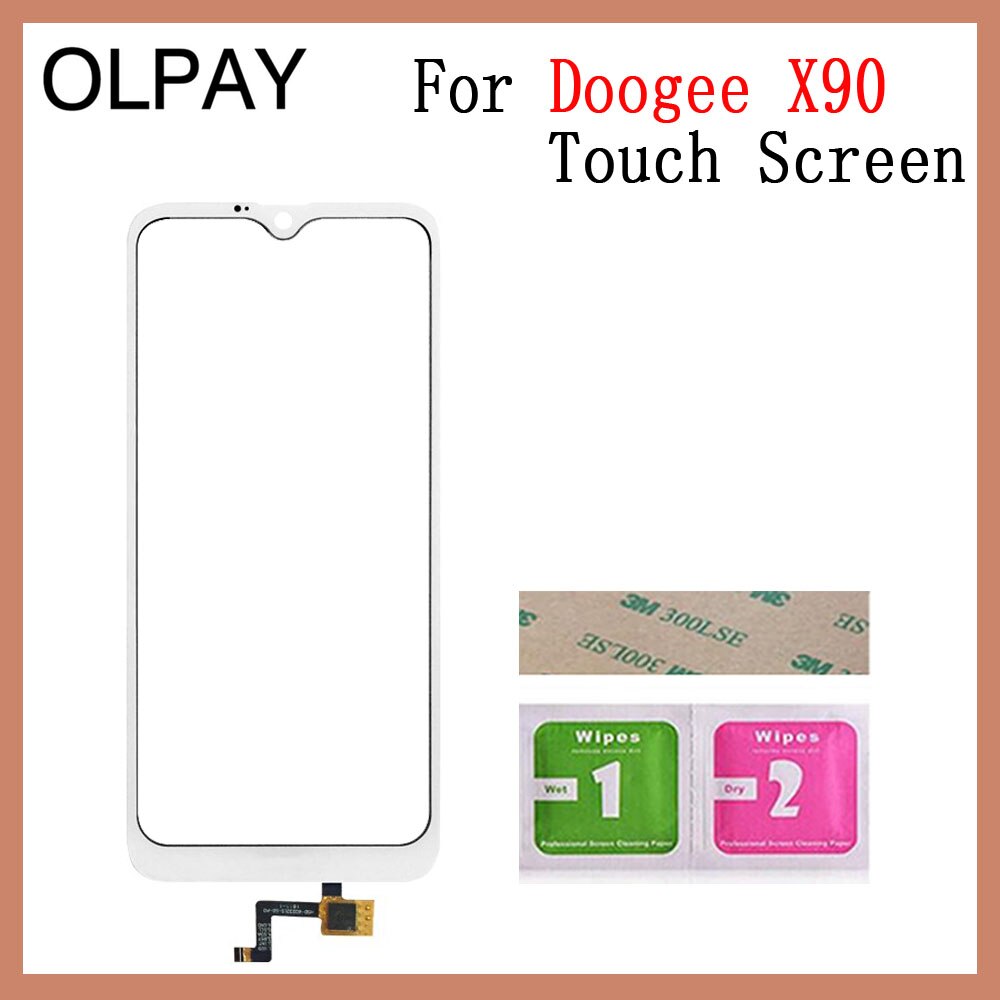 6.1 '' inch 100% novo para Doogee X90 Touch Screen Digitizer Para Doogee X90L Touch Panel Sensor Touchscreen Ferramentas de vidro frontal