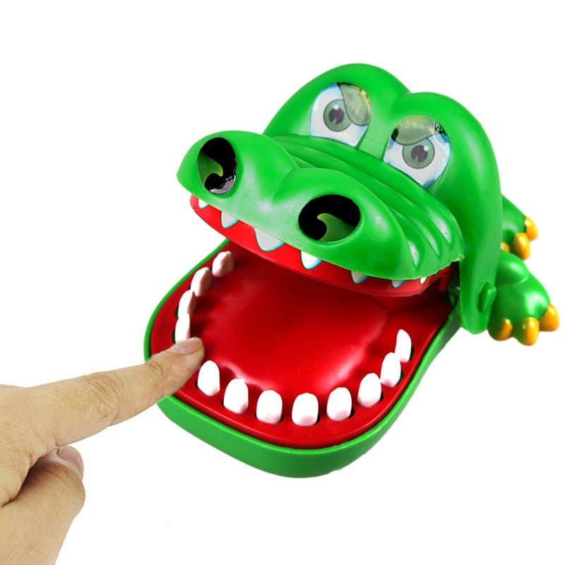 Bite Finger Speelgoed Grote Krokodil Tanden Trekken Bar Spelletjes Speelgoed Kids Funny Speelgoed Voor Kinderen
