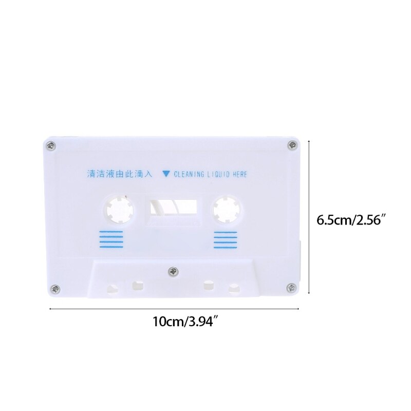 -Audio Tape Cassette Head Cleaner Demagnetizer W/1 Schoonmaakmiddelen Zorg Nat Maintenanc