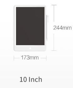 Original Xiaomi Mijia LCD Writing Tablet with Pen 10/13.5" Digital Drawing Electronic Handwriting Pad Message Graphics Board: WHITE