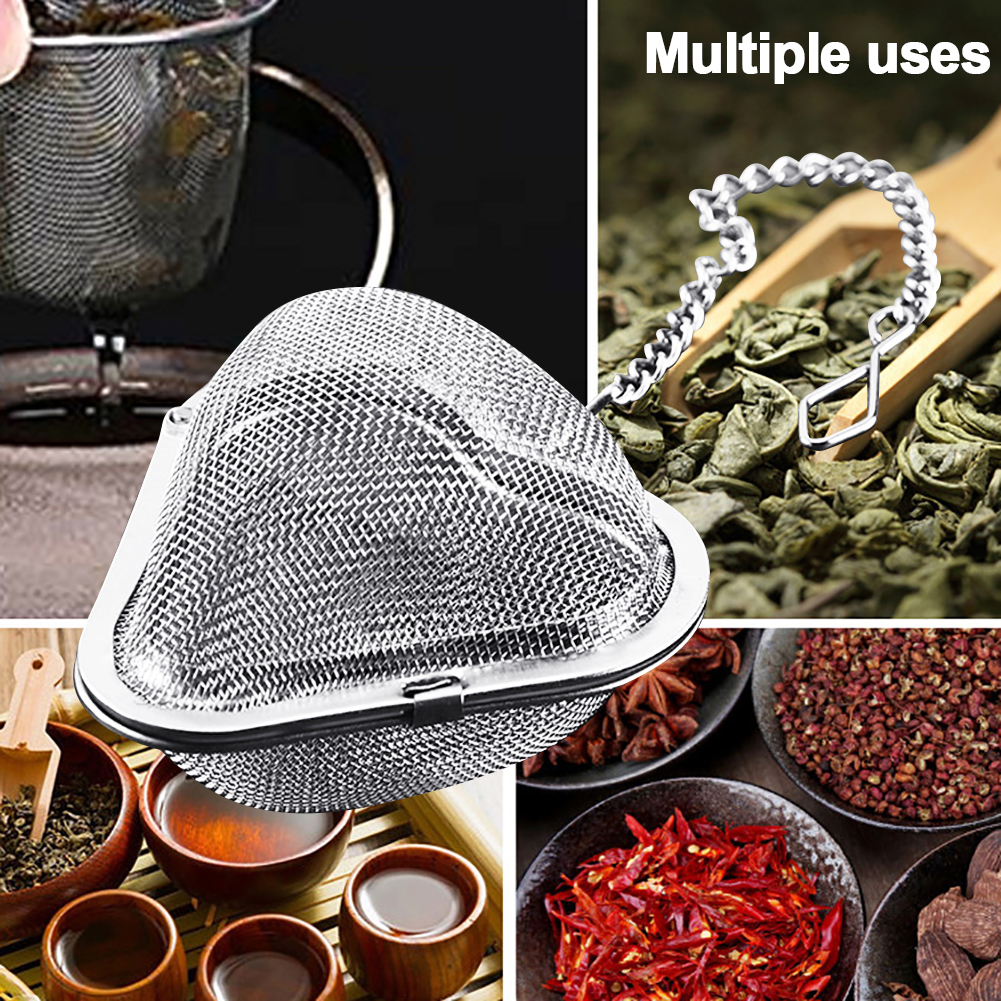 Praktisk te infuser hjerteformet låsning krydderi te kugle sil filter infuser te filter siler køkken te infuser værktøjer