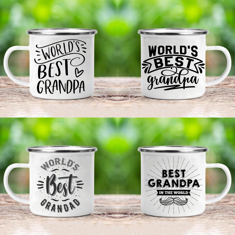 Worlds Best Grandpa coffee Mugs tea cups Grandfather Birthday Best Grandpa Worlds Best Grandad Mug